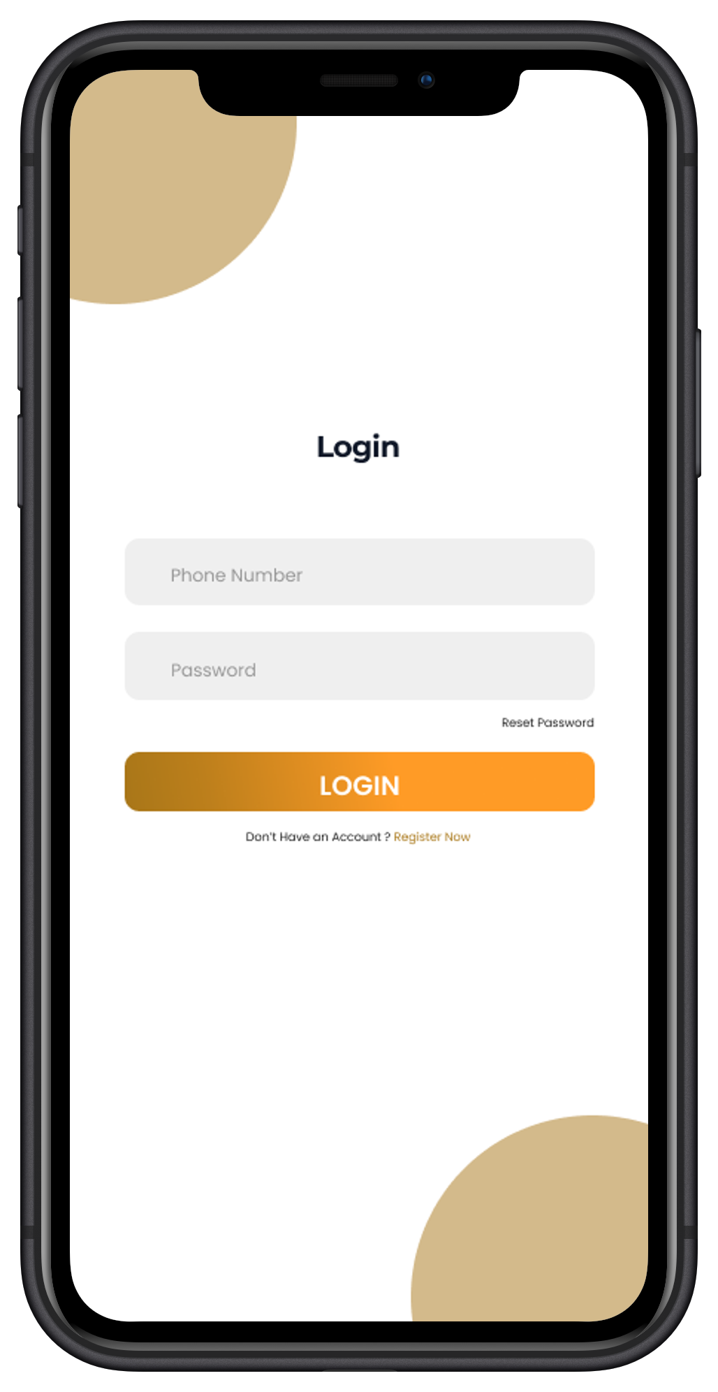 Youfly Mobile App Mockup